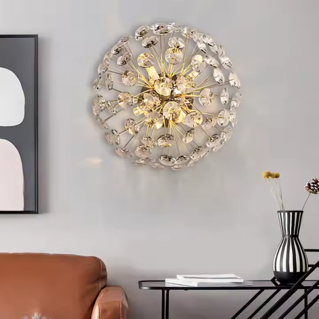 Candelabru Cristal Minue, 4X G9, Diametru 35Cm - vivimall.ro