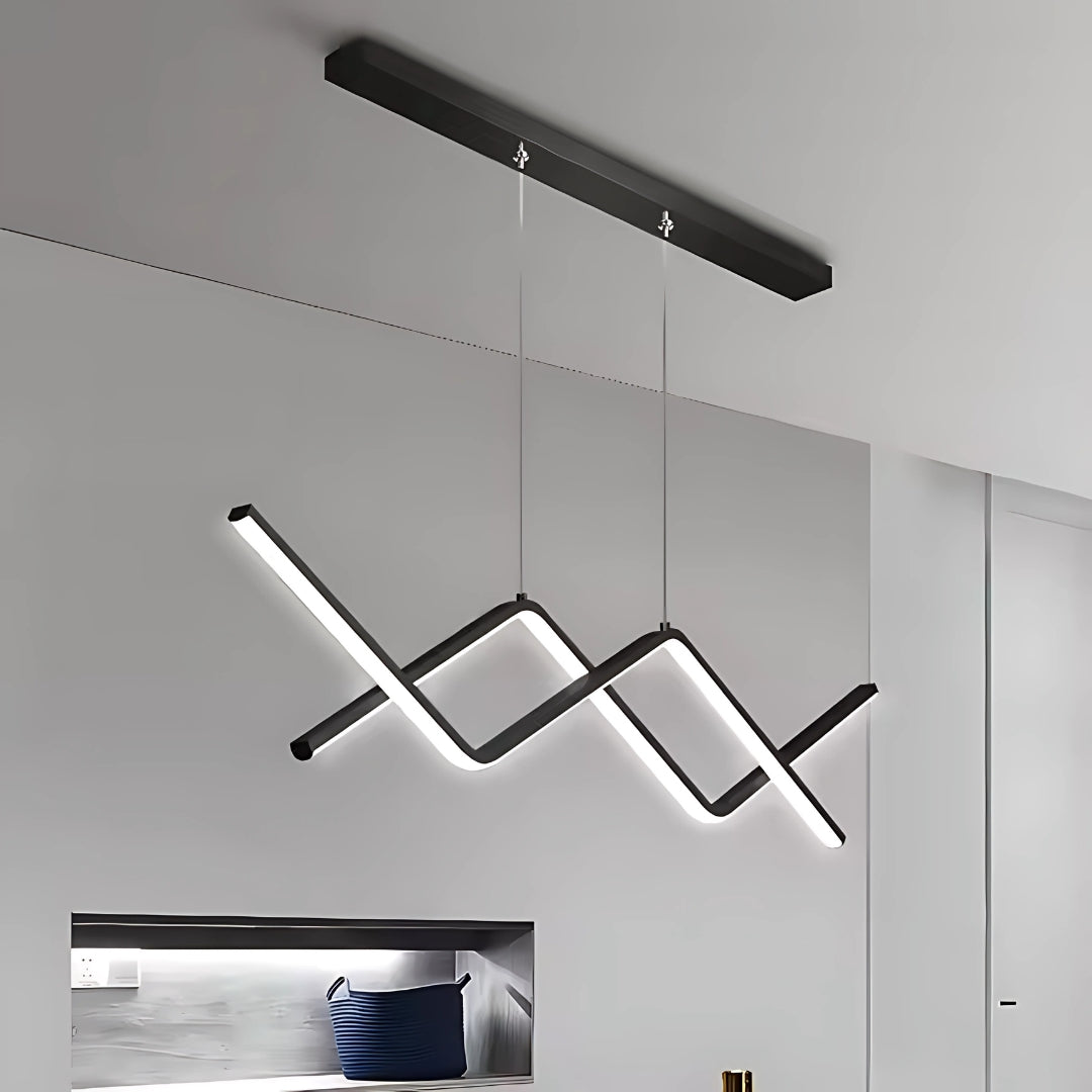 Lustră LED Suspendată Zigzag Dimabilă | ZigzagLED - vivimall.ro