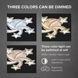 Lustra Led Cu Telecomanda Ipomoea, 5 Stele, Lumina Rece/Calda/Neutra, Dimabila - vivimall.ro