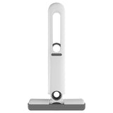 Mop de Mana Vivimall, Mini-Portabil, cu Sistem de Stoarcere, Dispozitiv de Curatat Manual, cu Burete Absorbant, din PVA, 29.5 x 15.5 cm, 3 Rezerve, Alb - vivimall.ro