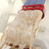 Mop Plat cu Laveta din Microfibra, Vivimall, Pentru Uz Casnic, cu 2 Lavete Incluse, Sistem de Stoarcere, Tija Telescopica 130 cm, Rotire 360°, 42 x 130 cm, Rosu - vivimall.ro