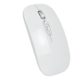 Mouse Wireless Reincarcabil, Flippy, Compatibil Windows/macOS, Bluetooth 5.1 + 2.4GHz, Silentios, DPI 800/1200/1600, Alb - vivimall.ro