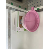 Bol Feliator pentru Salata, Vivimall, Castron Multifunctional pentru Legume si Fructe, pentru Spalat si Taiat Legumele, cu Scurgere si Tocator, Ergonomic, Protectie pentru Maini, 21x18.5x11.5 cm, Roz - vivimall.ro