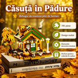 Set construcție Flippy Forest Log Cabin în mâinile unui copil de 6 ani, perspectivă lifestyle