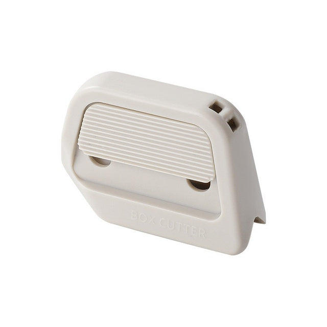 Cutter magnetic pentru cutii, compact, culoare alb - vivimall.ro