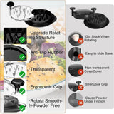 Tocator Manual pentru Carne, Flippy, cu Capac Transparent, Tocator de Pui Antiderapant, Manere Ergonomice, 25 x 25 x 5.5 cm, Negru - vivimall.ro