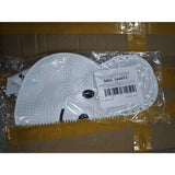 Covoras de Baie, Flippy, pentru Masaj/Spalat Picioare, din TPE, Antiderapant, 45 x 45 cm, Model Iepuras, Alb