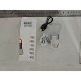 Lampa Portabila, Flippy, de Voiaj/Camping, Incarcare USB, IPX5, LED RGB, din ABS, 300 mAh, 10 x 5.5 x 5.5 cm, Alb