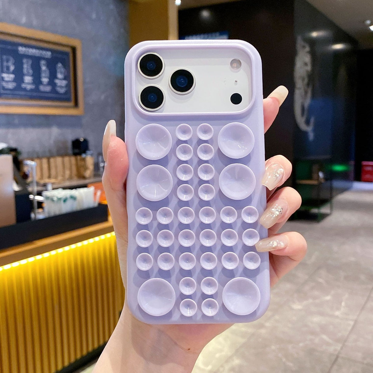 Husa pentru Telefon cu Ventuze, Flippy, pentru iPhone 17 Air, Mov