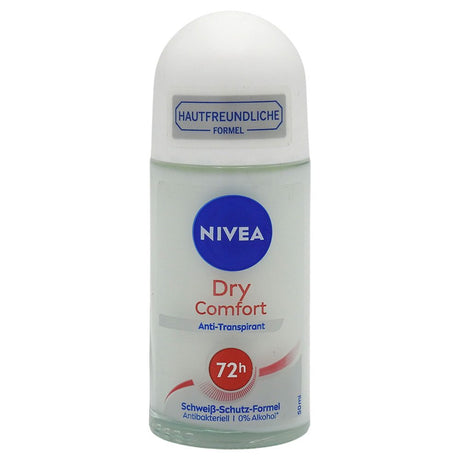 Antiperspirant Roll On, NIVEA, Dry Comfort, 50 ml - vivimall.ro