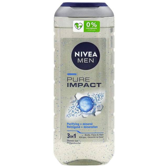Gel de Dus, NIVEA, Pure Impact, 500 ml - vivimall.ro
