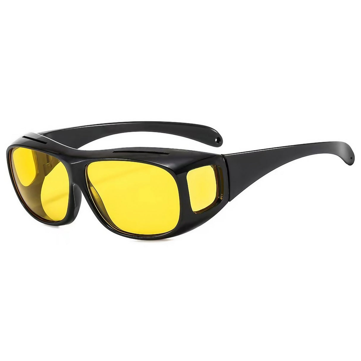 Ochelari Pentru Viziune Pe Timp De Noapte, Polarizati, Pentru Condus, Ciclism, Cu Posibilitatea Purtarii Peste Ochelarii De Vedere, Cu Lentila A, Pentru Protectie, Rama Neagra, Pc