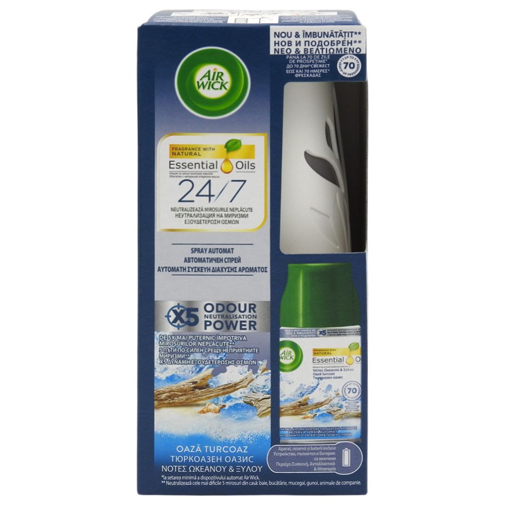 Odorizant, Airwick, Ap, Rez 250 ml Life Scents Turquoise Oasis
