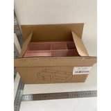 Cutie de Depozitare pentru Birou, Vivimall, Pentru Makeup, Papetarie, Organizator Cosmetice, 2 Sertare si Compartimente Multiple, Model Iepuras, Plastic, 27.5x15.5x12 cm, Roz - vivimall.ro