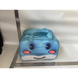 Geantă Frigorifică, Flippy, cu Desene Animat 3D, Portabilă pentru Copii, de Prânz, din Pânză Oxford, 27.5x18x20 cm, Model Balena, Albastru