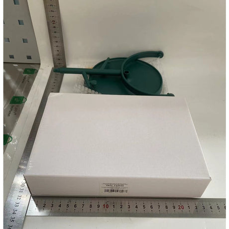 Oglina Cosmetica cu Picior, Vivimall, HD, Rotire 360 Grade, 15 cm Diametru, Suport Bijuterii Baza Rotunda + 2 Brate, Model cu Urechi, 31 x 14.5 x 15 cm, din Plastic, Albastru/Galben - vivimall.ro