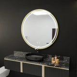 Oglinda Led Rotunda, 70Cm, Glanz Touch, Sistem Dezaburire - vivimall.ro