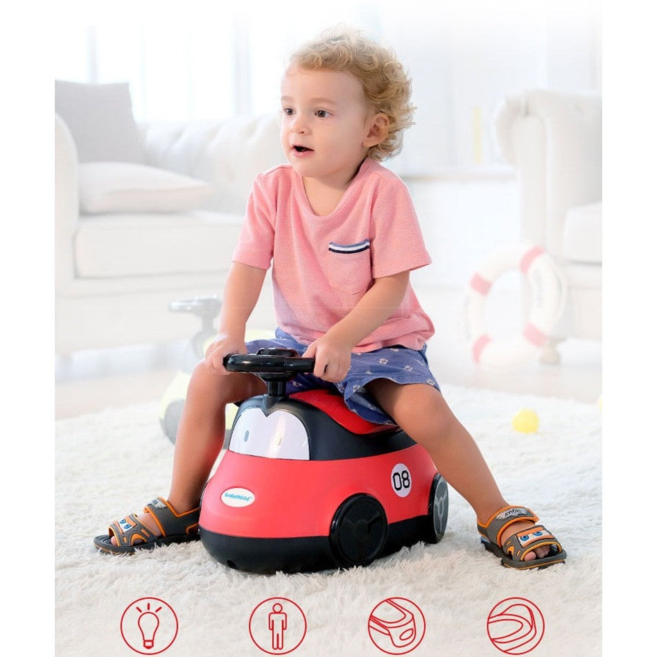 Olita Pentru Copii, +1An, Portabila, Design Masinuta Cu Capac, Model Prietenos, Non-Toxic, Compartiment Detasabil, Usor De Curatat - vivimall.ro
