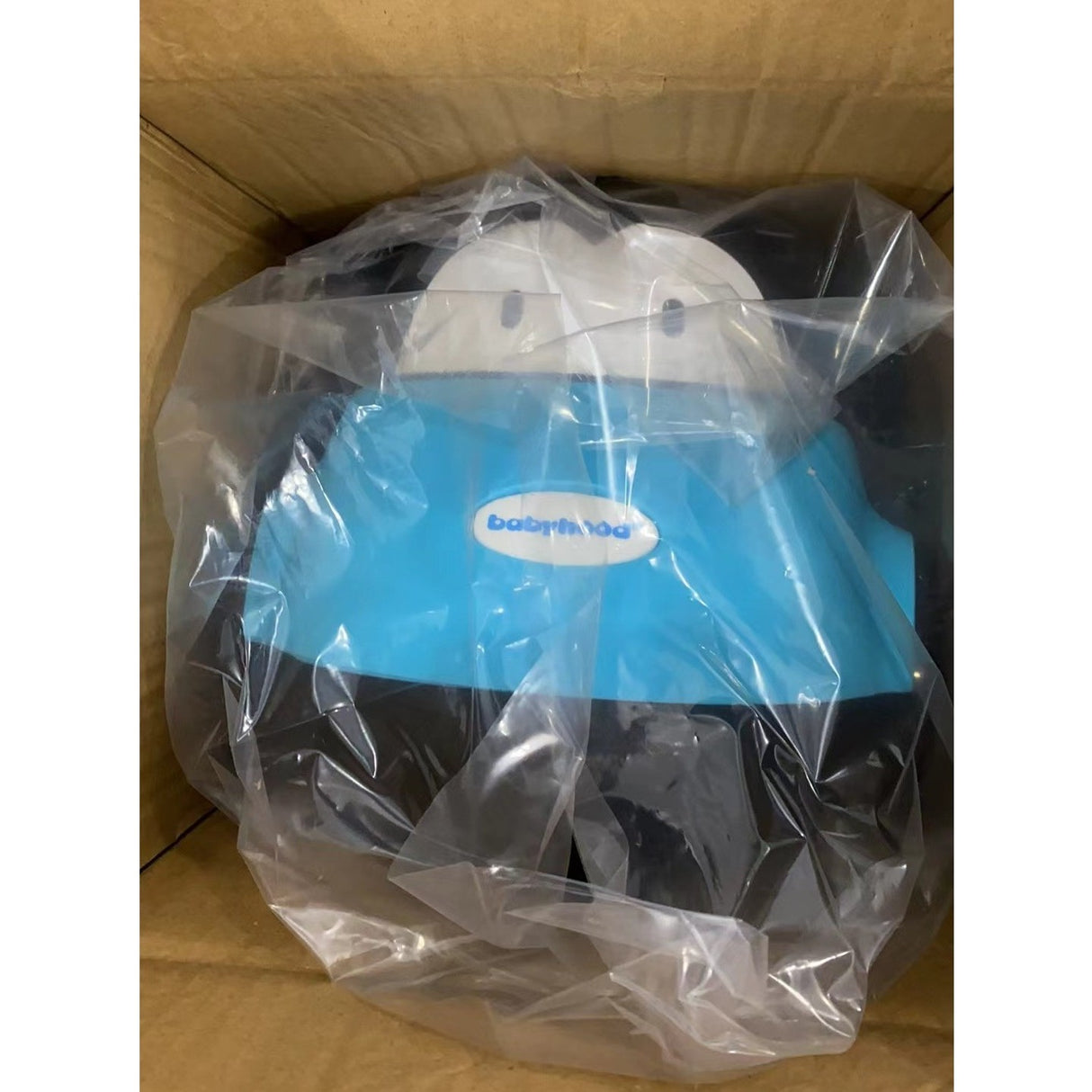 Olita pentru Copii, Vivimall, +1an, Portabila, Design Masinuta cu Capac, Model Prietenos, Non-Toxic, Compartiment Detasabil, Usor de Curatat, Albastru - vivimall.ro