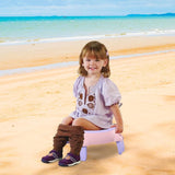 Olita Portabila, Vivimall, pentru Calatorii, Confectionata din Spuma PU, 1-6 ani, 34x32x17 cm, Roz/Mov - vivimall.ro