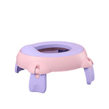 Olita Portabila, Vivimall, pentru Calatorii, Confectionata din Spuma PU, 1-6 ani, 34x32x17 cm, Roz/Mov - vivimall.ro