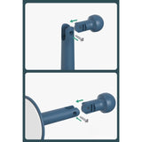 Opritor de Usa, Vivimall, din Silicon, cu Prindere de Podea, Anti-Coliziune, 5.5 x 5.5 x 5.5cm, Albastru - vivimall.ro