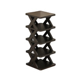 Organizator de Pantofi, Vivimall, 5 Straturi, din ABS, Suport Modular, 65.5 x 24 x 26 cm, Negru - vivimall.ro