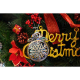 Ornament brad de Craciun, Iridescent, Rotund, 8 cm x 11 cm, Plastic, Vivimall - vivimall.ro