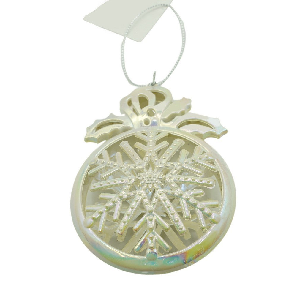 Ornament Brad De Craciun, Perlat, Rotund, Plastic