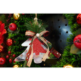 Ornament brad, Vivimall, Brad, Argintiu, Lucios, 14*15CM, Acril, Interior/ Exterior - vivimall.ro