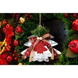 Ornament brad, Vivimall, Brad, Argintiu, Lucios, 14*17CM, Acril, Interior/ Exterior - vivimall.ro