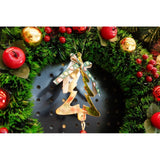 Ornament brad, Flippy, Brad, Auriu, Lucios, 15*28CM, Acril, Interior/ Exterior - vivimall.ro