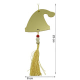 Коледна украса, шапка, гланцирана, 8*25 см, акрил, за вътрешна/външна употреба