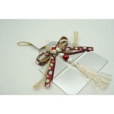 Ornament brad, Vivimall, Cadou, Argintiu, Lucios, 14*26CM, Acril, Interior/ Exterior - vivimall.ro