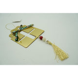 Ornament brad, Vivimall, Cadou, Auriu, Lucios, 16*28CM, Acril, Interior/ Exterior - vivimall.ro