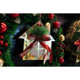 Ornament brad, Vivimall, Casa, Auriu, Lucios, 16*17CM, Acril, Interior/ Exterior - vivimall.ro