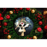 Коледна украса, камбанки, гланцирана, 14*26 см, акрил, за вътрешна/външна употреба