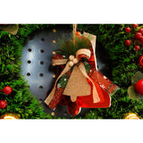 Ornament brad, Vivimall, Clopotel, Rosu, Lucios, 14*16CM, Acril, Interior/ Exterior - vivimall.ro