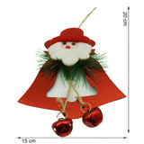 Ornament brad, Vivimall, Clopotel, Rosu, Lucios, 15*20CM, Acril, Interior/ Exterior - vivimall.ro