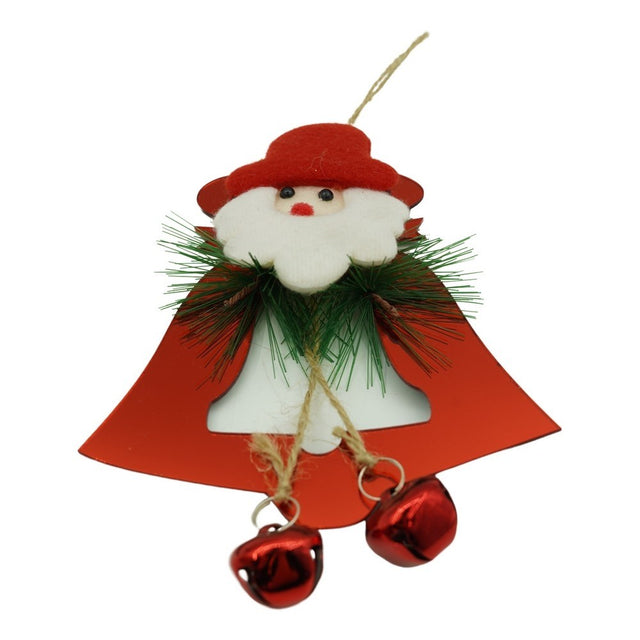 Ornament brad, Vivimall, Clopotel, Rosu, Lucios, 15*20CM, Acril, Interior/ Exterior - vivimall.ro