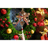 Ornament brad, Flippy, Fulg de nea, Argintiu, Lucios, 14*26CM, Acril, Interior/ Exterior - vivimall.ro