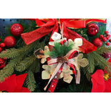 Ornament brad, Vivimall, Fulg de nea, Auriu, Lucios, 16*16CM, Acril, Interior/ Exterior - vivimall.ro