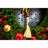 Ornament brad, Vivimall, Fulg de nea, Auriu, Lucios, 16*30CM, Acril, Interior/ Exterior - vivimall.ro