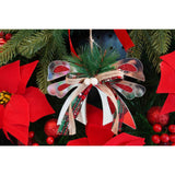 Ornament brad, Vivimall, Funda, Argintiu, Lucios, 14*15CM, Acril, Interior/ Exterior - vivimall.ro