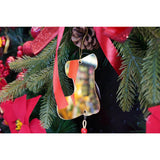 Ornament brad, Vivimall, Gheata, Auriu, Lucios, 10*25CM, Acril, Interior/ Exterior - vivimall.ro