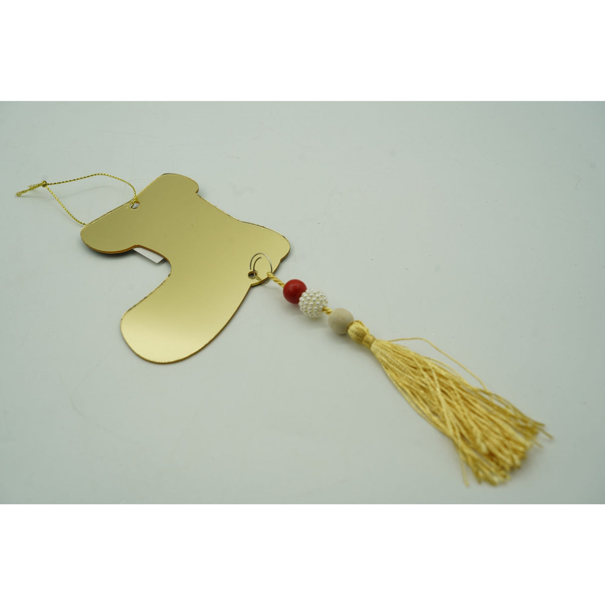 Ornament brad, Vivimall, Gheata, Auriu, Lucios, 10*25CM, Acril, Interior/ Exterior - vivimall.ro