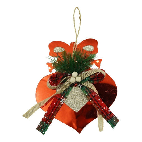 Ornament Brad, Inima, Lucios, 15*15Cm, Acril, Interior/ Exterior, Resigilat - vivimall.ro