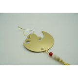 Ornament brad, Flippy, Luna, Auriu, Lucios, 10*25CM, Acril, Interior/ Exterior - vivimall.ro