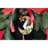 Ornament brad, Flippy, Luna, Auriu, Lucios, 10*25CM, Acril, Interior/ Exterior - vivimall.ro