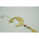 Ornament brad, Flippy, Luna, Auriu, Lucios, 10*25CM, Acril, Interior/ Exterior - vivimall.ro